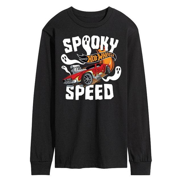 Mens Hot Wheels Spooky Speed Long Sleeve Graphic Tee Product Image