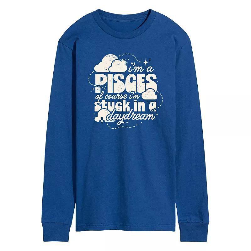 Mens Im A Pisces Daydream Long Sleeve Graphic Tee Product Image