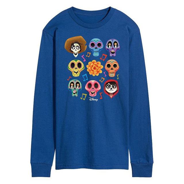 Mens Disney / Pixars Coco Character Grid Tee Blue Product Image