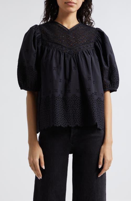 Ulla Johnson Aviana Eyelet Top Product Image