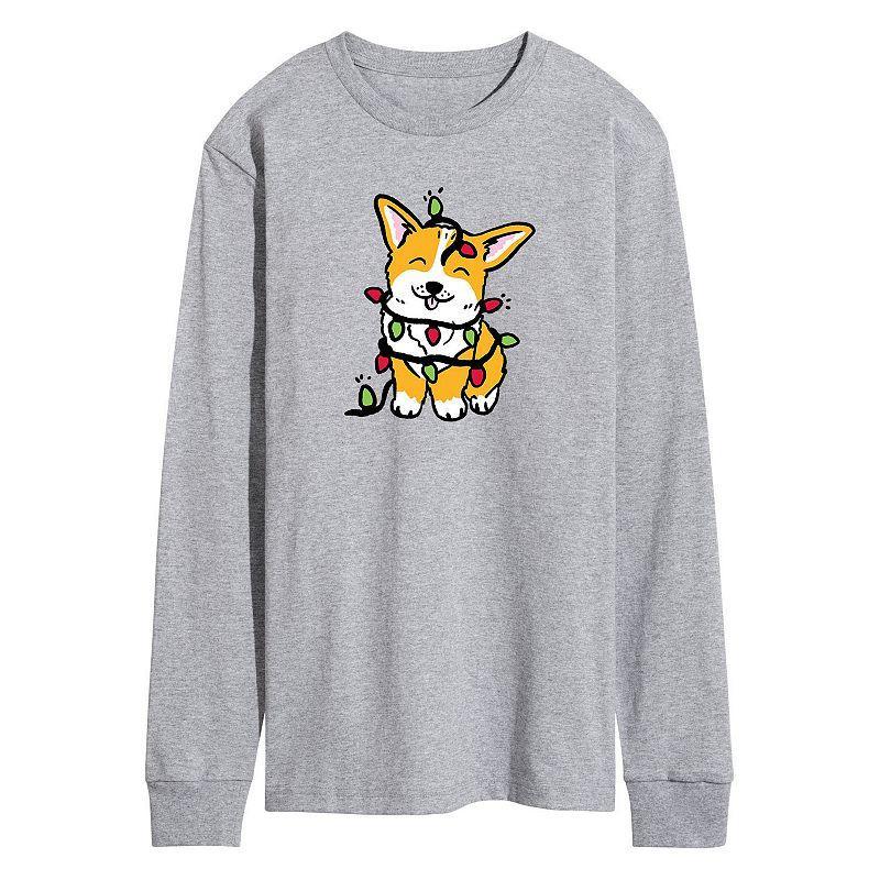 Airwaves Mens Corgi Lights Long Sleeve T-shirt Product Image