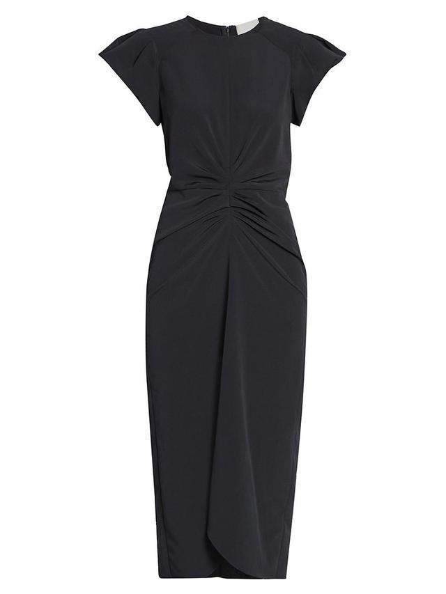 Womens Terena Ruched Sheath Midi-Dress Product Image