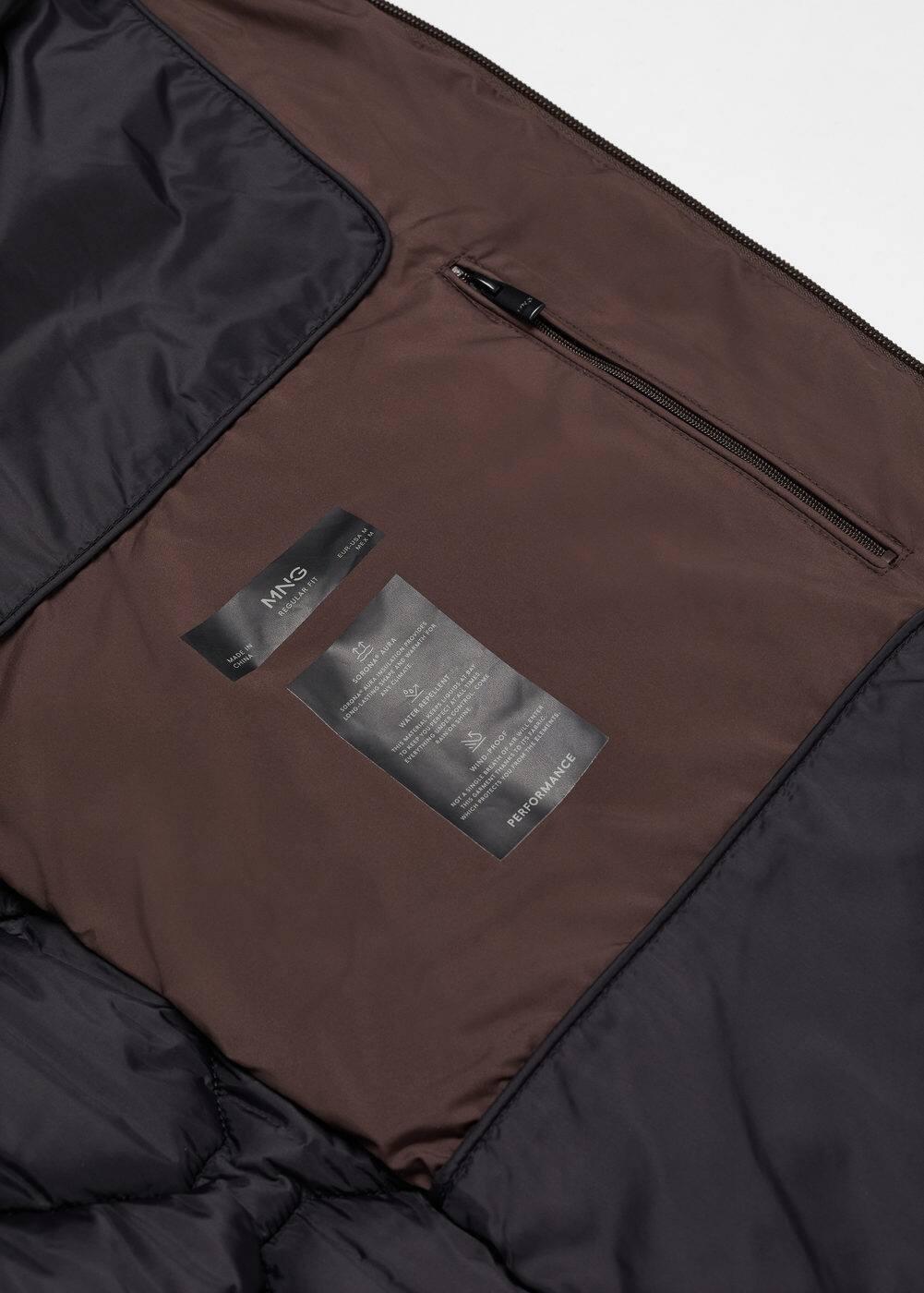 Mango Mens Ultra-Light Water-Repellent Anorak Product Image