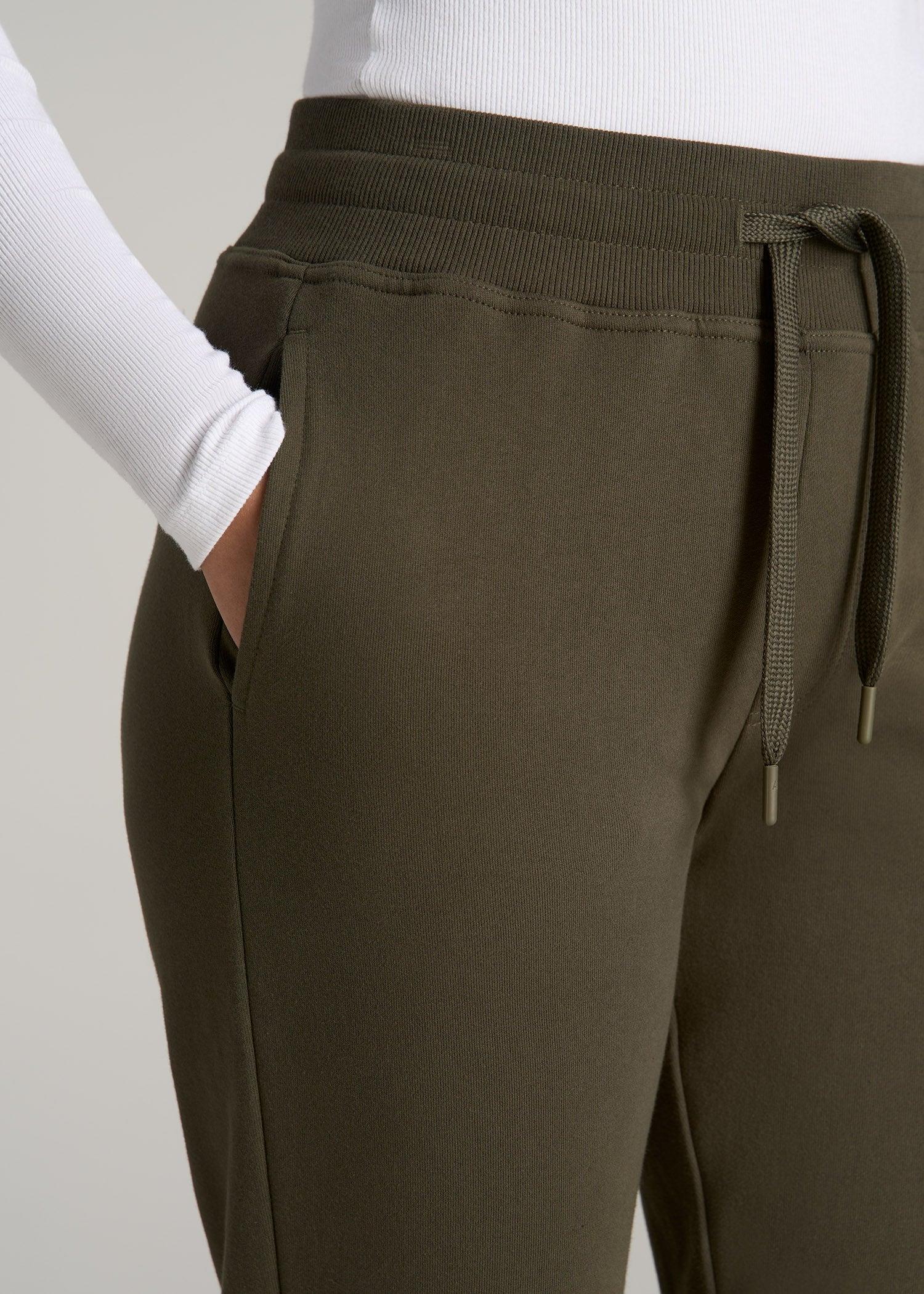 Wearever French Terry Tall Women's Joggers in Fern Green Product Image