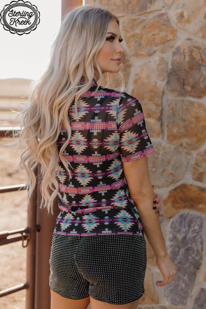 Sterling Kreek Cheyenne Mesh Top Product Image