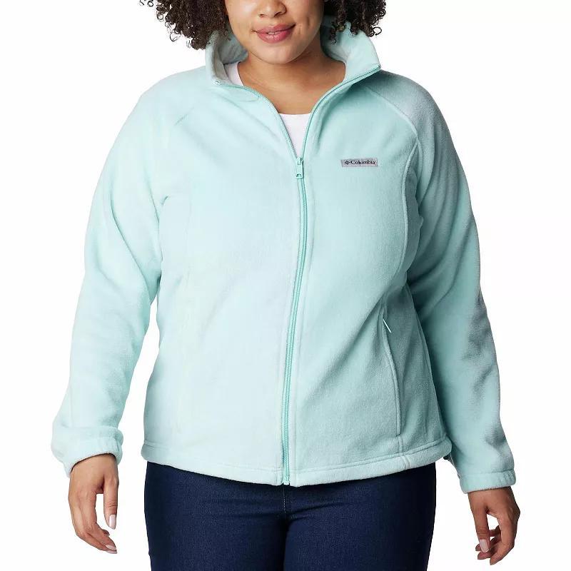 Plus Size Columbia Benton Springs Full-Zip Fleece Jacket, Womens Blue Haze Product Image