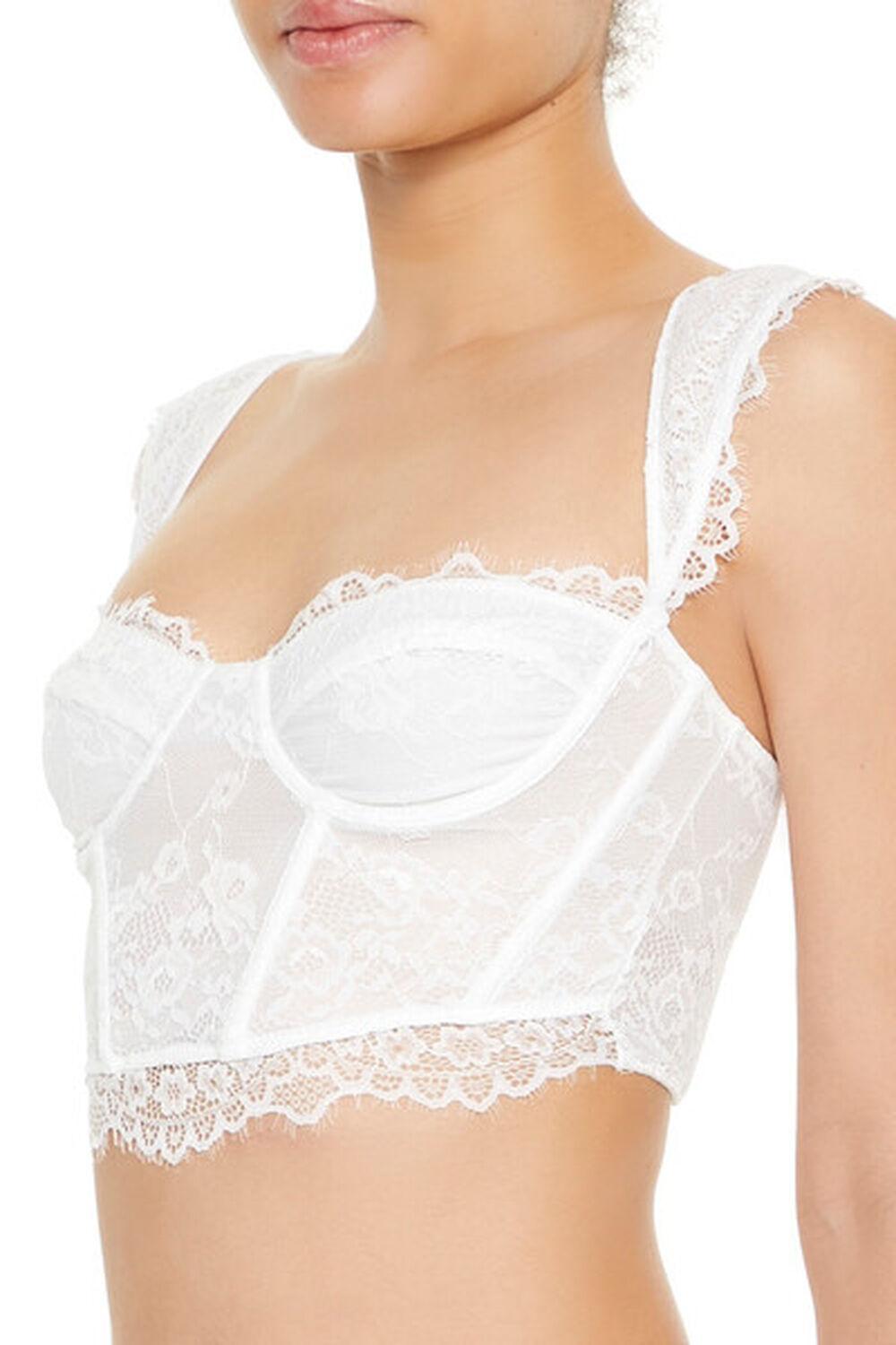 Lace Lingerie Corset Crop Top | Forever 21 Product Image