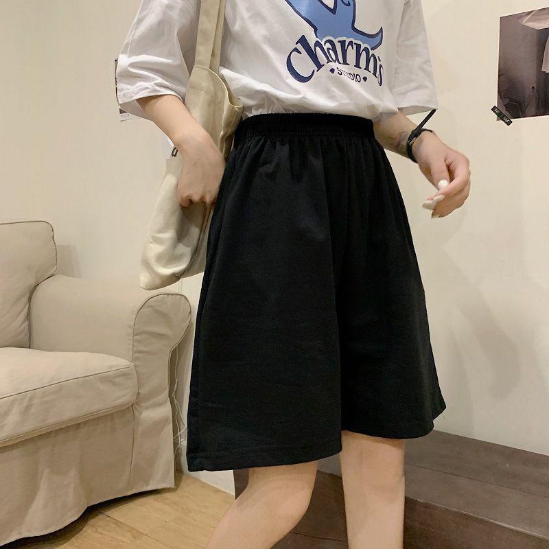 High-Waist Straight Leg Sweatshorts Product Image