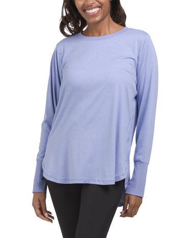 Double Peached Crew Neck Tunic For Women Product Image