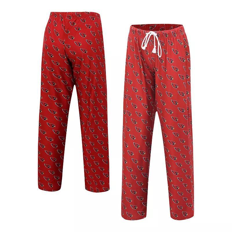 Womens Concepts Sport Cardinal Arizona Cardinals Gauge Allover Print Sleep Pants Product Image