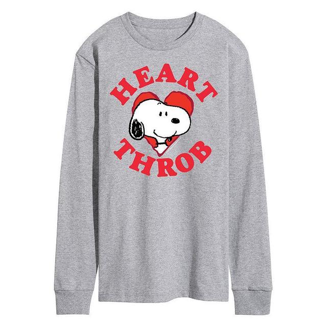 Mens Peanuts Heartthrob Long Sleeve Tee Product Image