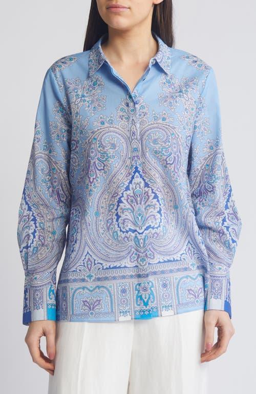 Hunter Paisley-Print Cotton Blouse Product Image