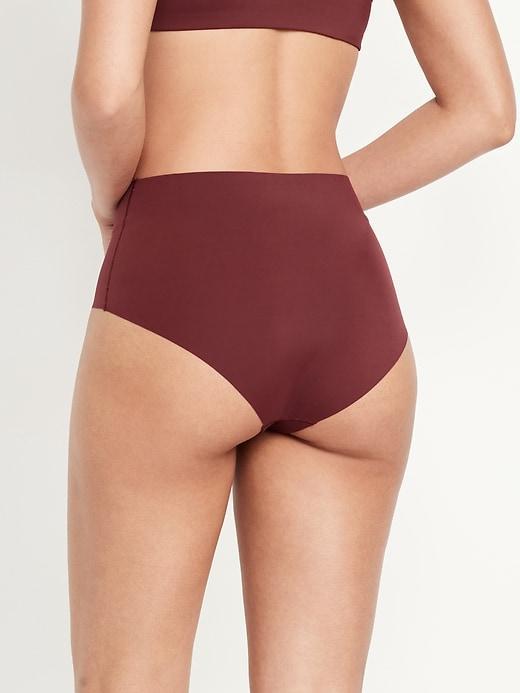 High-Waisted No-Show Brief Underwear Product Image