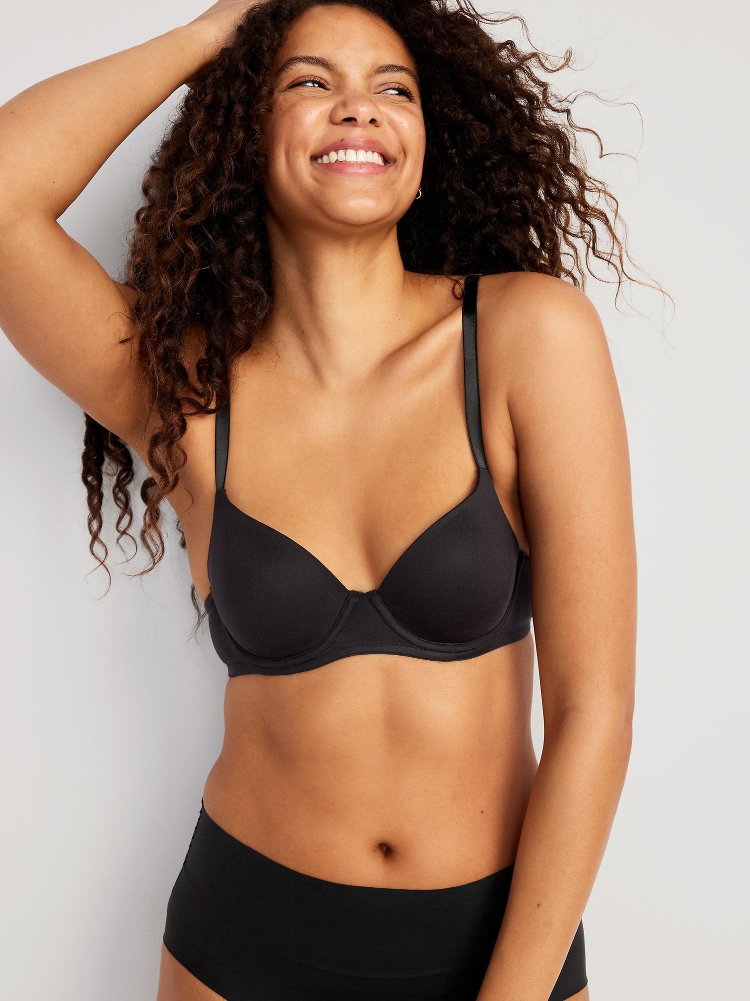 Full-Coverage Underwire Demi Bra for Women Product Image