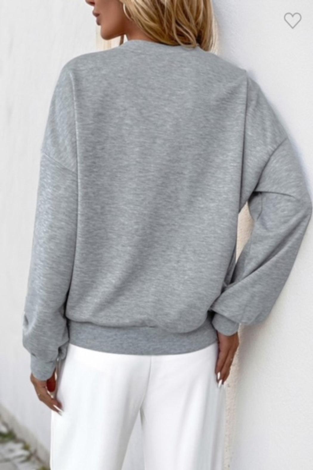 Grey Pearl Sweatshirt Product Image