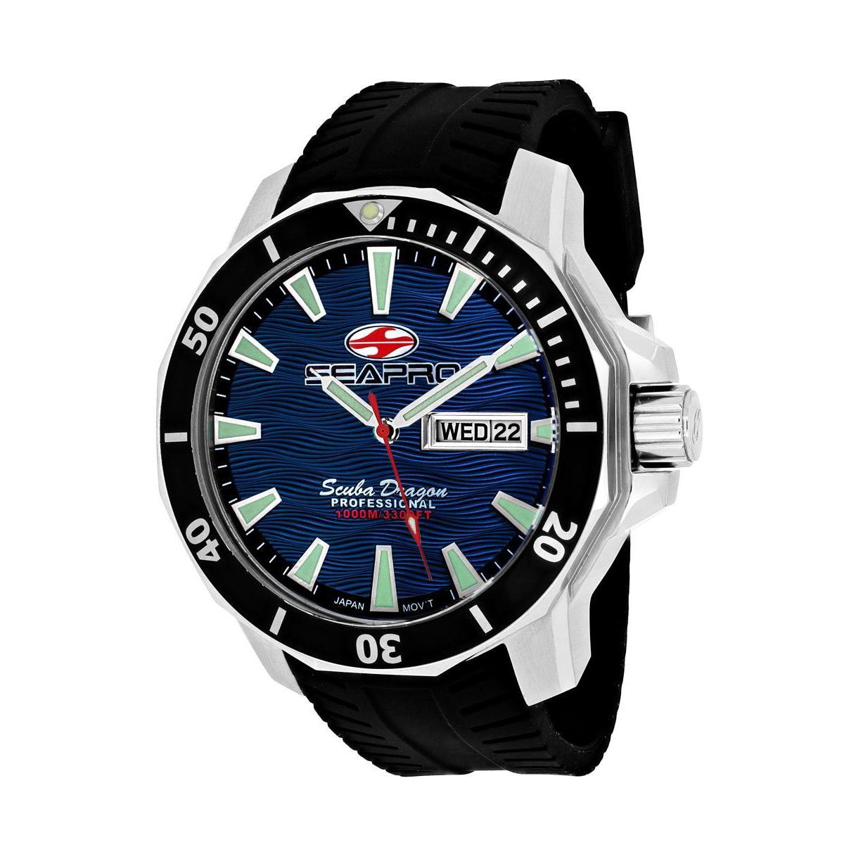 Seapro Mens Diver Limited Edition 1000 Meters Blue Dial Watch - SP8316 - Blue Product Image