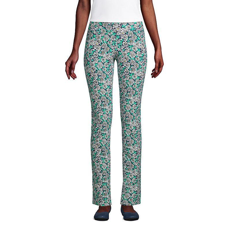 Petite Lands End Starfish Slim Cut Pull-On Pants, Womens Product Image