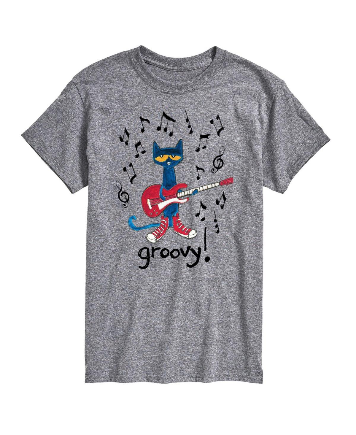 Hybrid Apparel Pete the Cat Groovy Mens Short Sleeve Tee Product Image