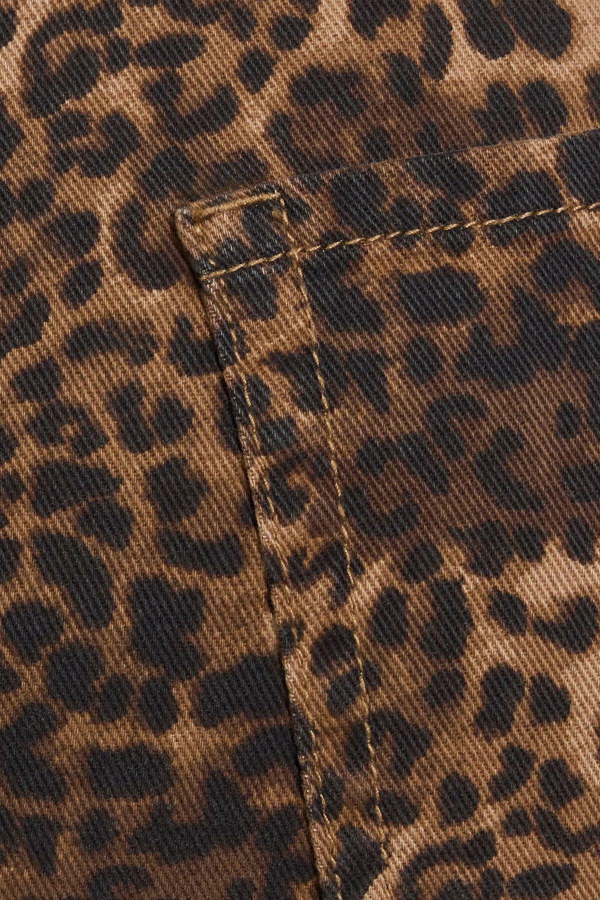 Leopard Mini Skirt Product Image