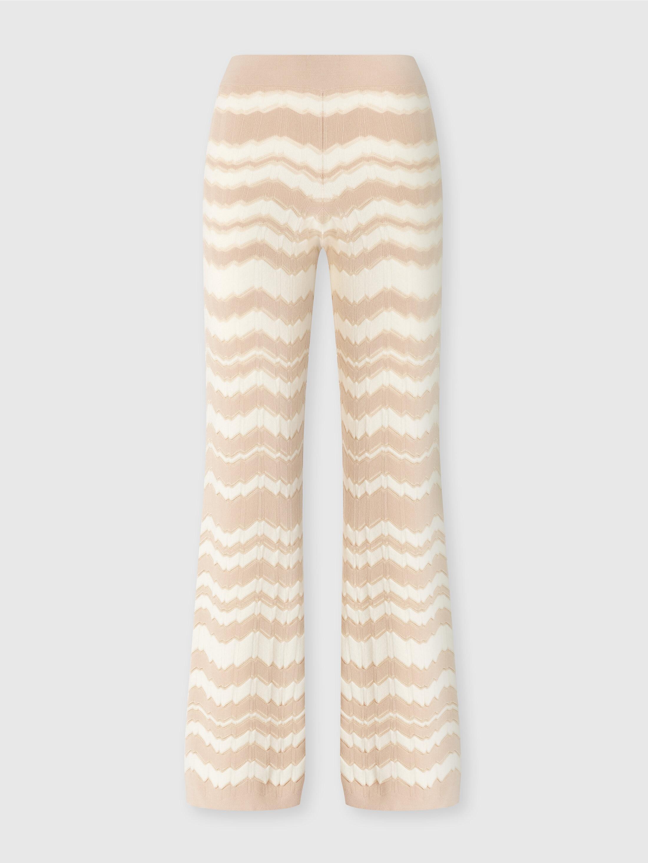 Tone-on-tone zigzag pants product image