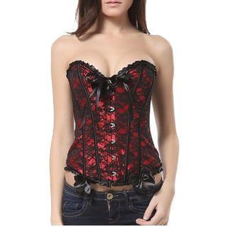 Strapless Lace Bustier Top Product Image