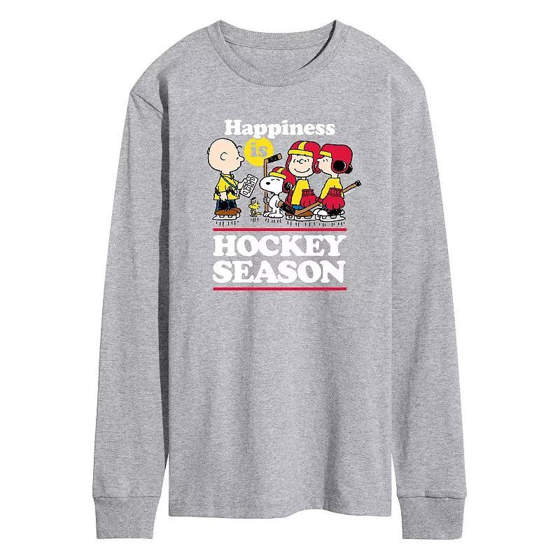 Mens Peanuts Hockey Tee Product Image