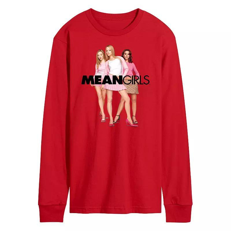 Mens Mean Girls Poster Long Sleeve Graphic Tee Product Image