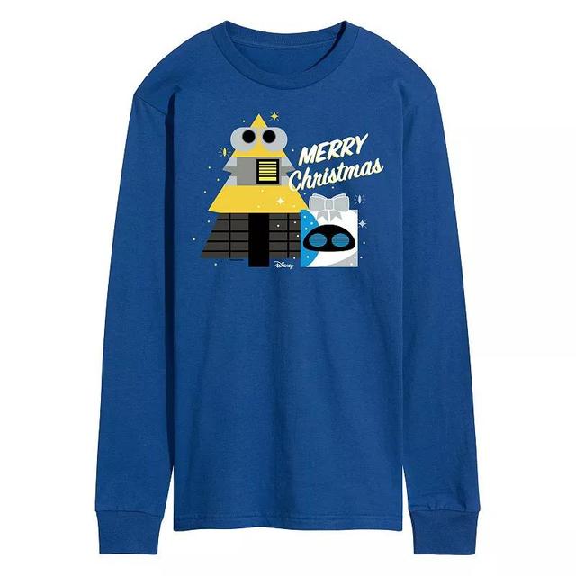 Disney / Pixars WALL-E Mens Merry Christmas Long Sleeve Graphic Tee Product Image