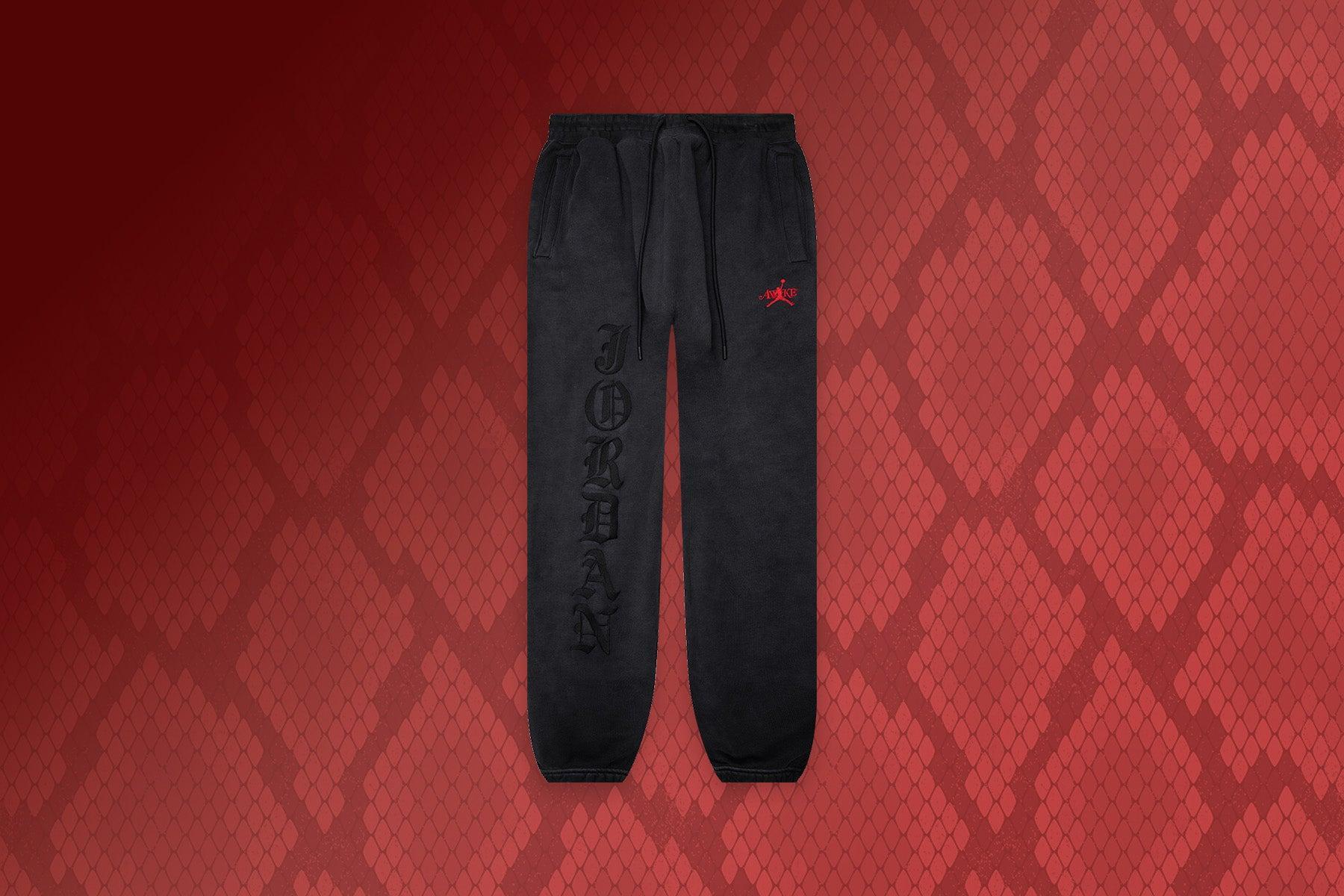 Awake NY x Jordan Fleece Pant - Black Male Product Image