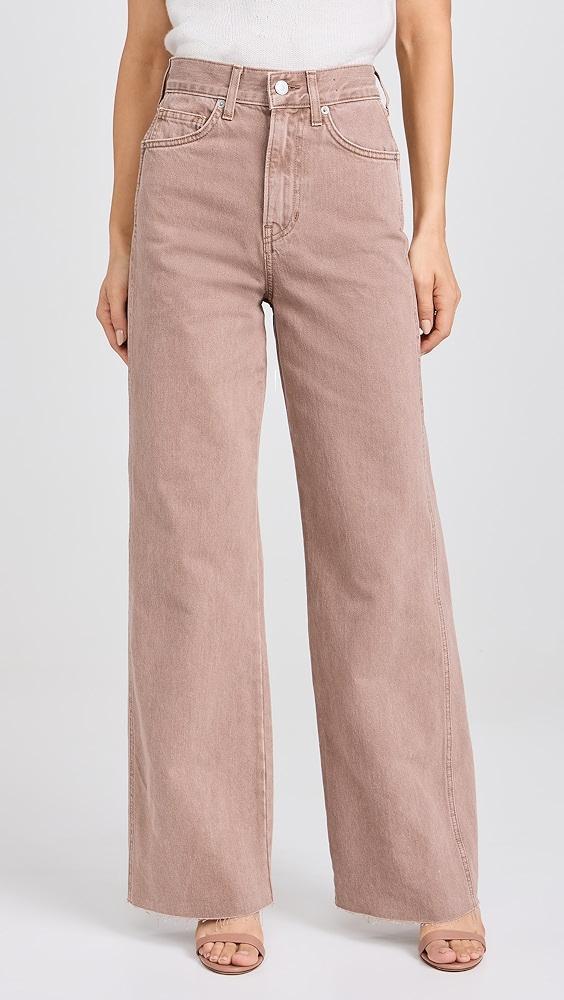 Veronica Beard Jean Taylor High Rise Wide Leg Jeans | Shopbop Product Image