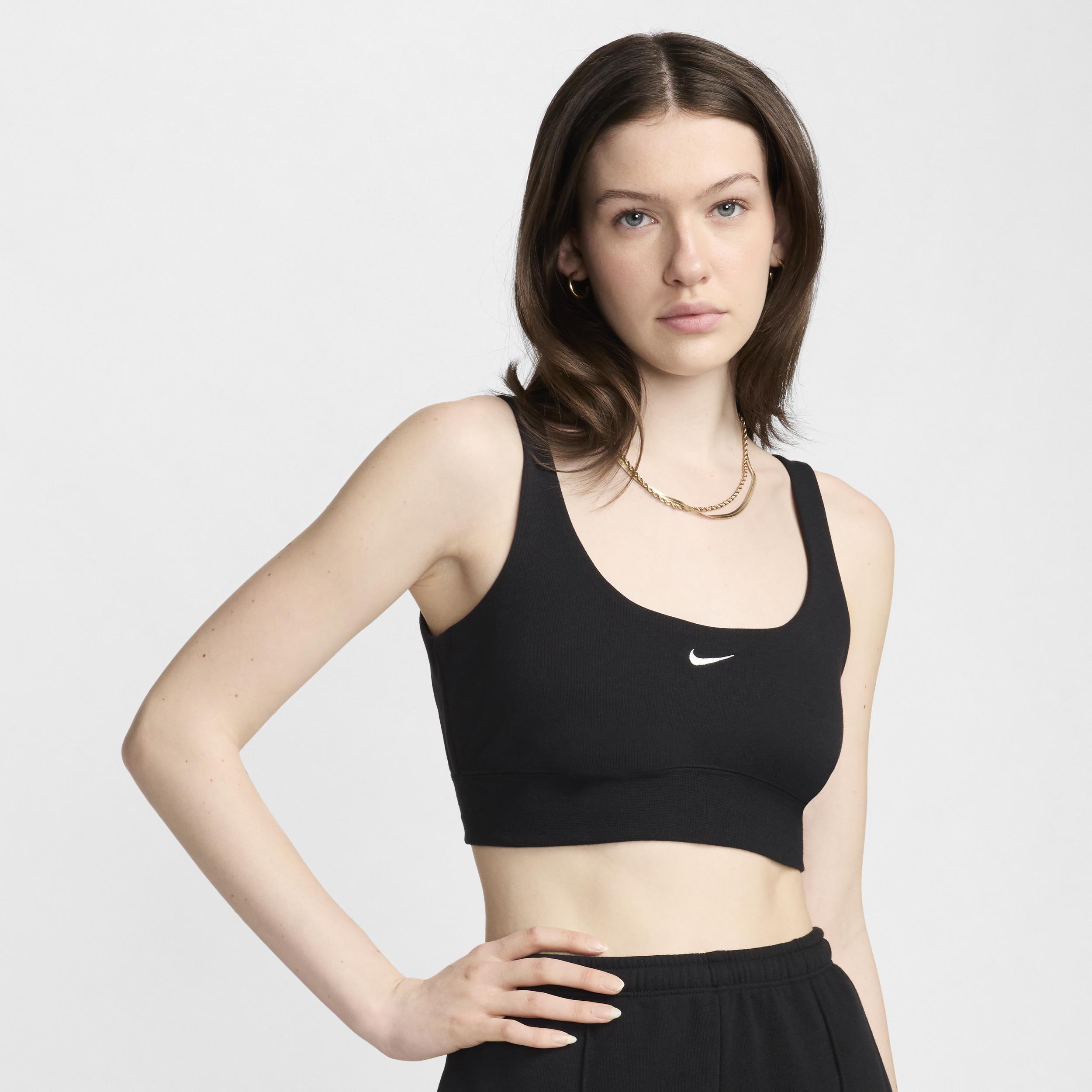 Women's Nike Sportswear Chill Terry Slim French Terry Cropped Tank Top Product Image