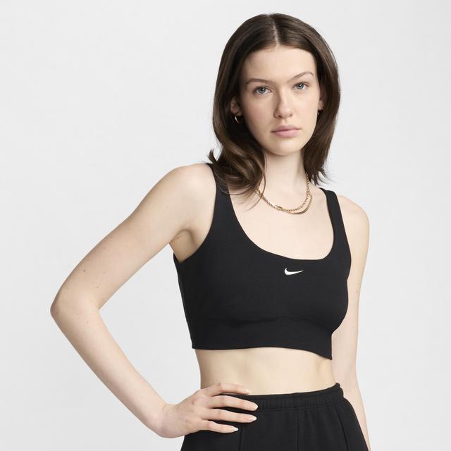 Nike Sportswear Chill Terry Women's Slim French Terry Cropped Tank Product Image