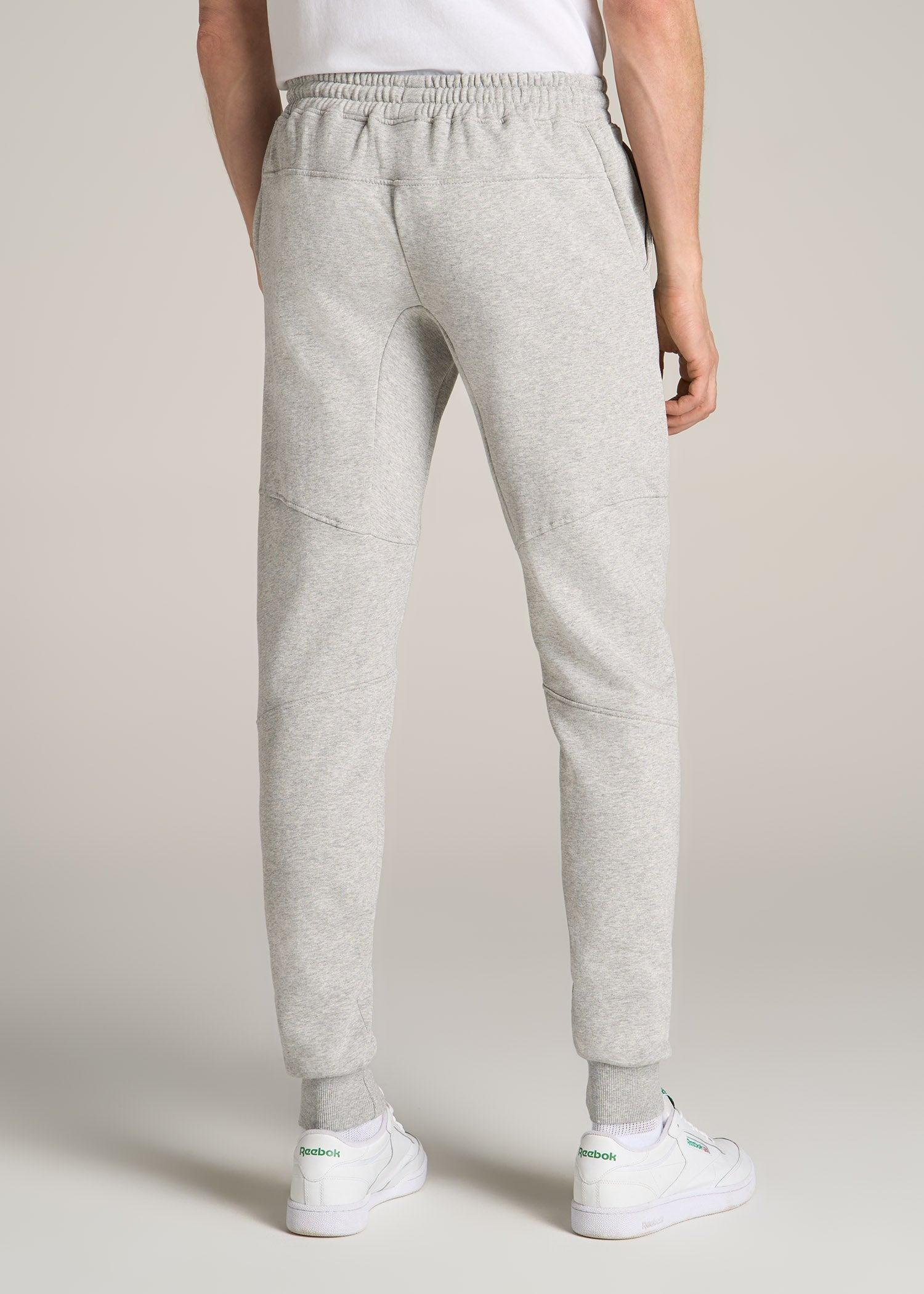 Wearever Fleece Joggers for Tall Men in Grey Mix Male Product Image