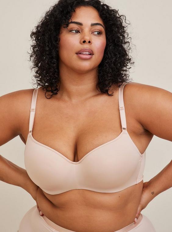 Full-Coverage Balconette Lightly Lined Smooth 360 Back Smoothing Bra Product Image