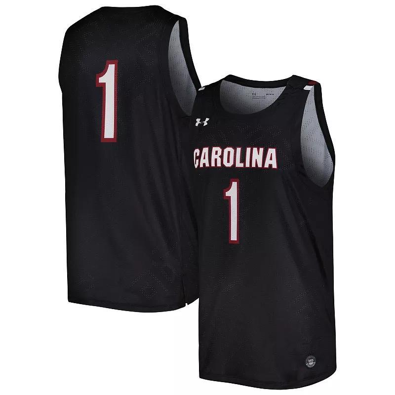 Mens Under Armour Black South Carolina Gamecocks Replica Basketball Jersey - Black Product Image