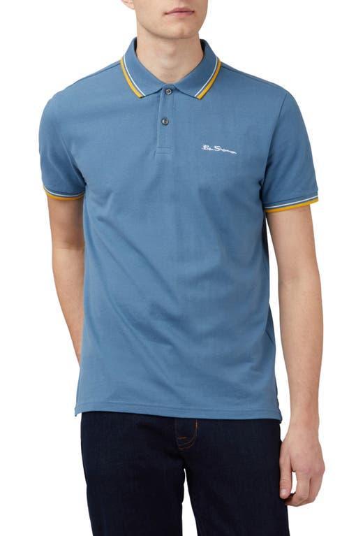 Ben Sherman Mens Signature Tipped Short-Sleeve Polo Shirt Product Image