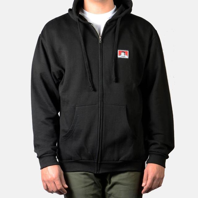 Hooded Full Zip Sweatshirt - Black Product Image