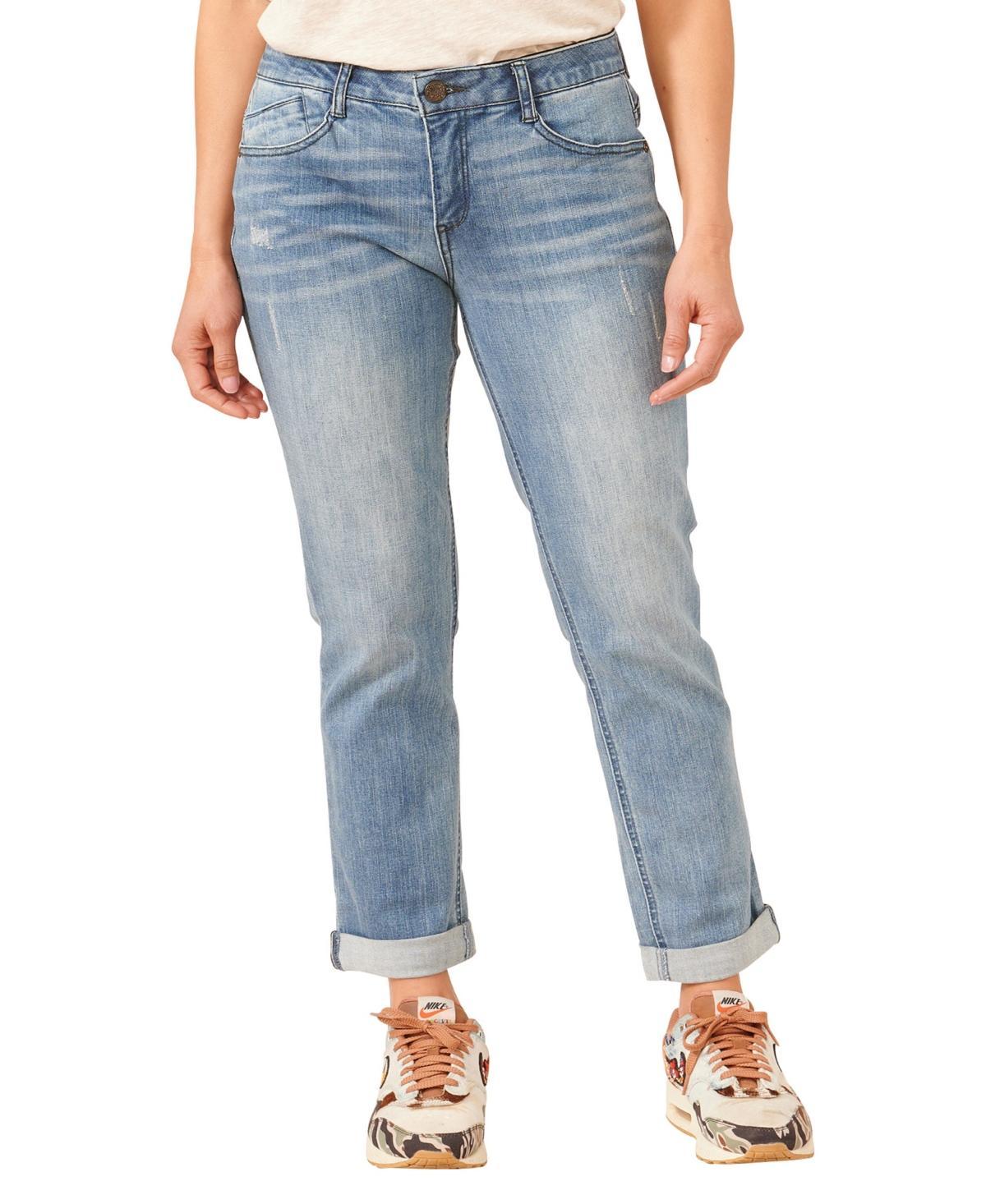 Democracy Absolution Cuffed Hem Girlfriend Jeans Product Image