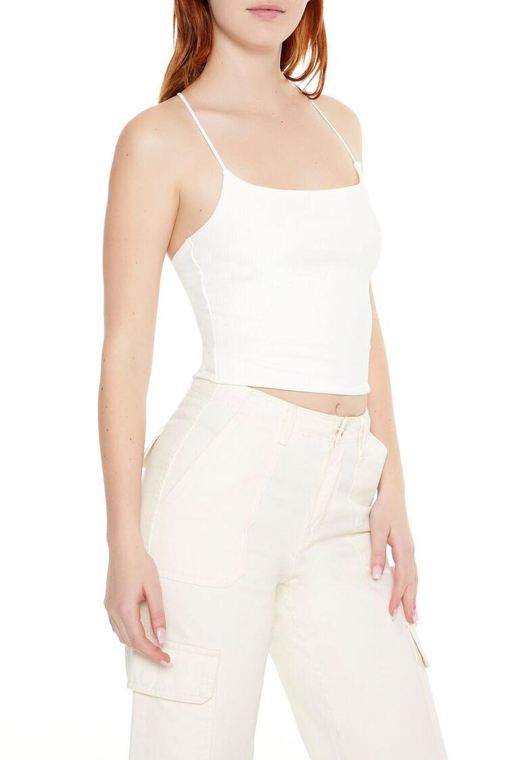 Ribbed Y-Back Cropped Cami | Forever 21 Product Image