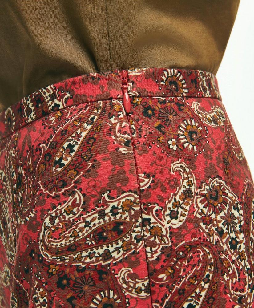 Paisley Slim Side-Zip Pants Product Image