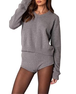 Edikted Comfort Club Oversized Sweater Product Image