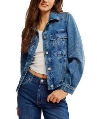 Women's Cotton Jade Classic Denim Jacket Product Image