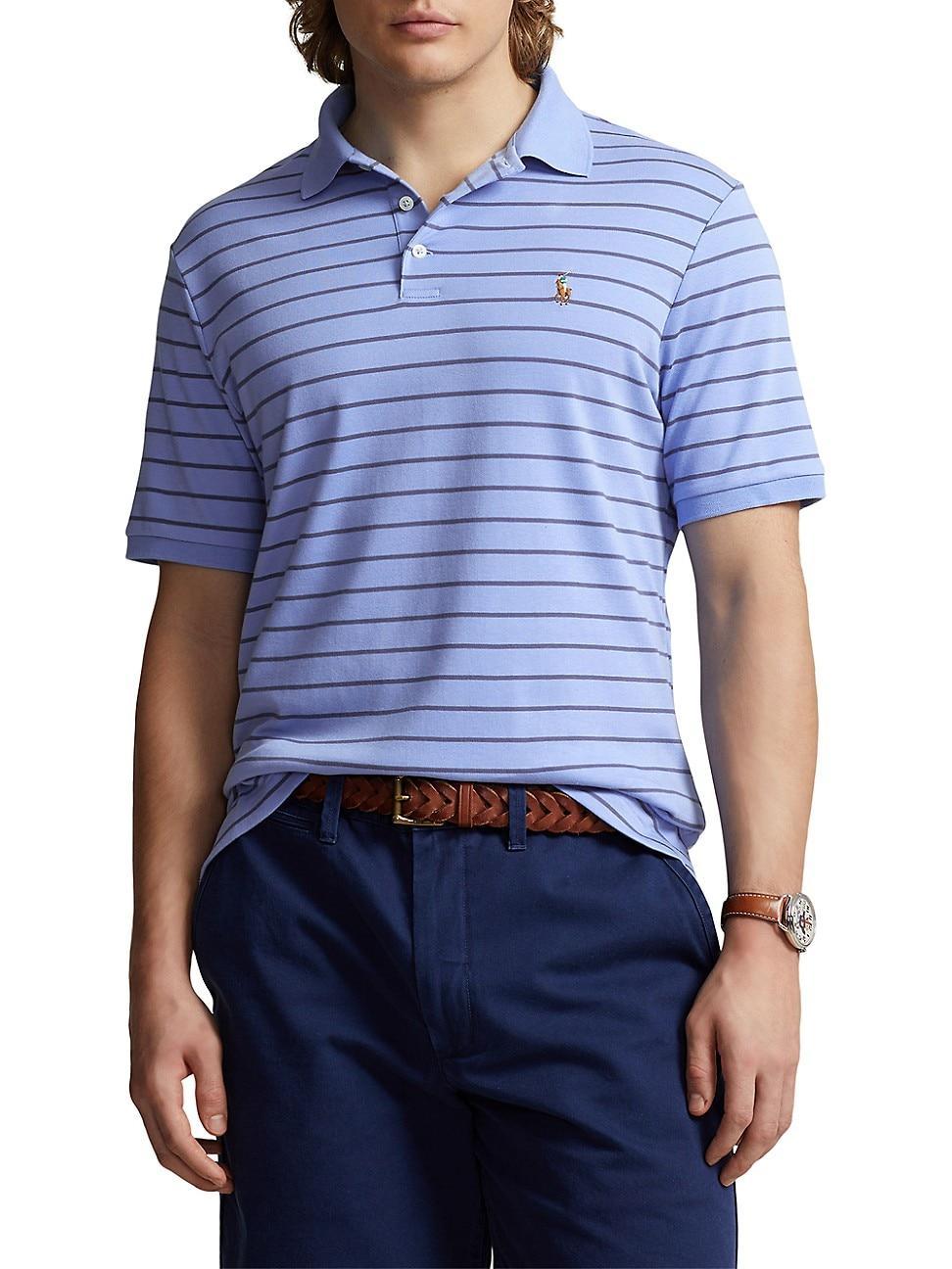 Mens Cotton Polo Shirt Product Image