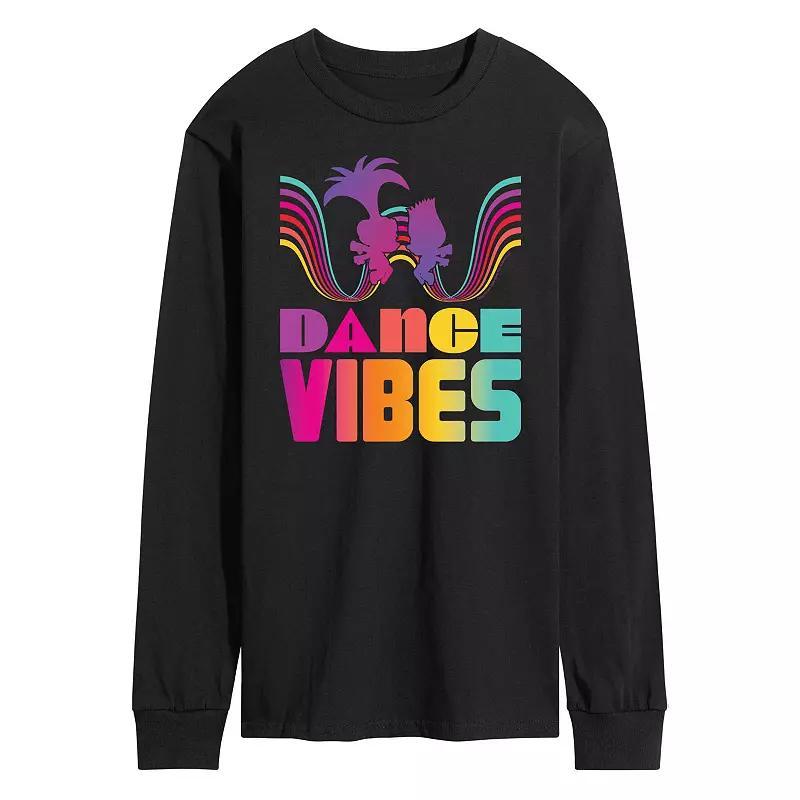 Mens Trolls Dance Vibes Long Sleeve Tee Product Image