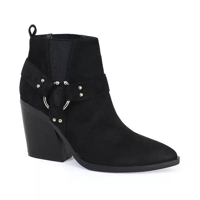 Yoki Muriel-05 Womens Ankle Boots Black Product Image