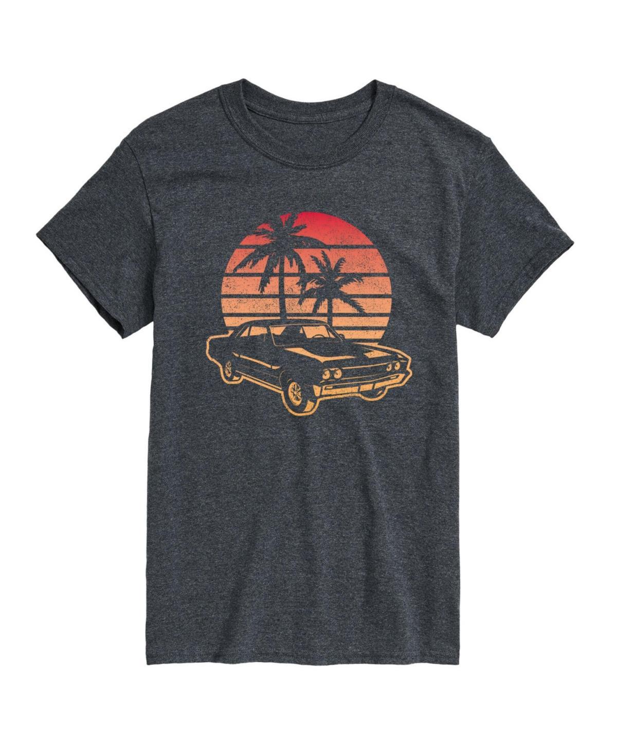 Airwaves Mens Sunset Car Short Sleeve T-shirt Product Image