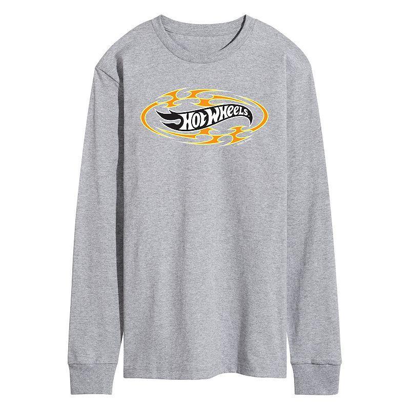 Mens Hot Wheels Flame Logo Long Sleeve Product Image