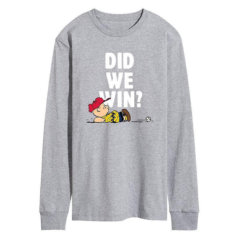 Mens Peanuts Did We Win? Tee Product Image