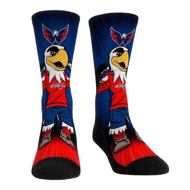 Rock Em Socks Washington Capitals Mascot Pump Up Crew Socks, Mens Product Image