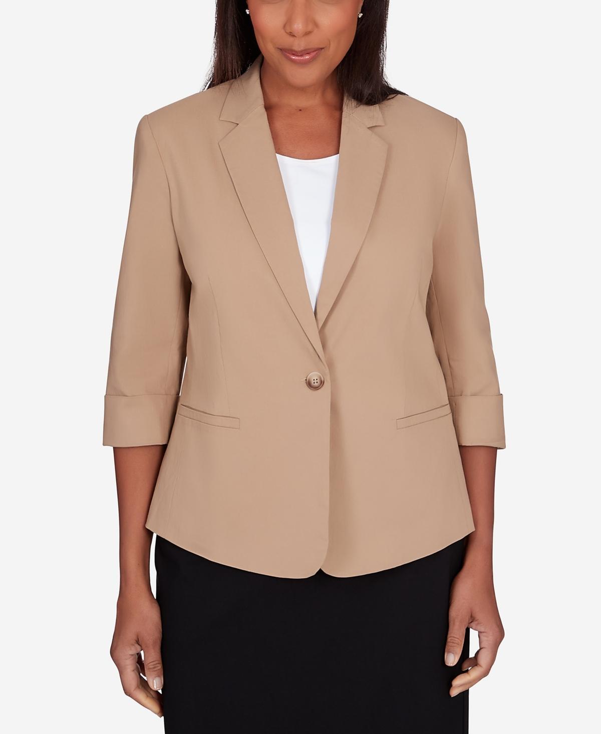 Womens Alfred Dunner Classic Fit Jacket Product Image